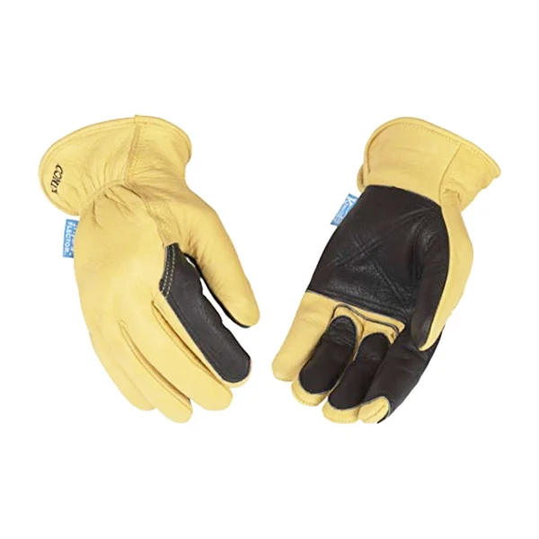 Kinco Hydroflector L Unlined Buffalo Leather Work Gloves (387P-L)