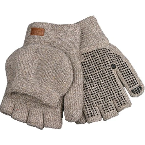 Kinco Alyeska XL Lined Half-Finger Gloves w/Mitt Hood (5210-XL)