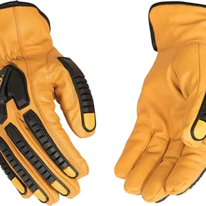 Kinco Cutflector XL Grain Buffalo Driver Gloves w/Imp Prot (81CRA-XL)