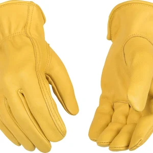Kinco Large 12-Pairs Premium Grain Deerskin Driver Gloves (90-12CS-L)