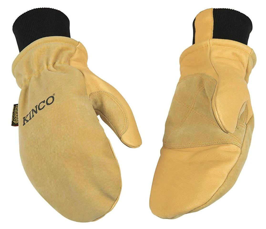 Kinco Medium Lined HD Grain & Suede Pigskin Mitt w/KW (901T-M)
