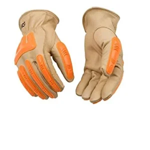 Kinco Grain Medium Cowhide Driver Gloves w/ Impact Protection (98A-M)