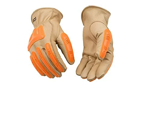 Kinco Grain Medium Cowhide Driver Gloves w/ Impact Protection (98A-M)