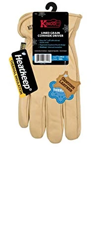 Kinco Large Lined Grain Cowhide Driver Gloves (98RL-L) — product image 3