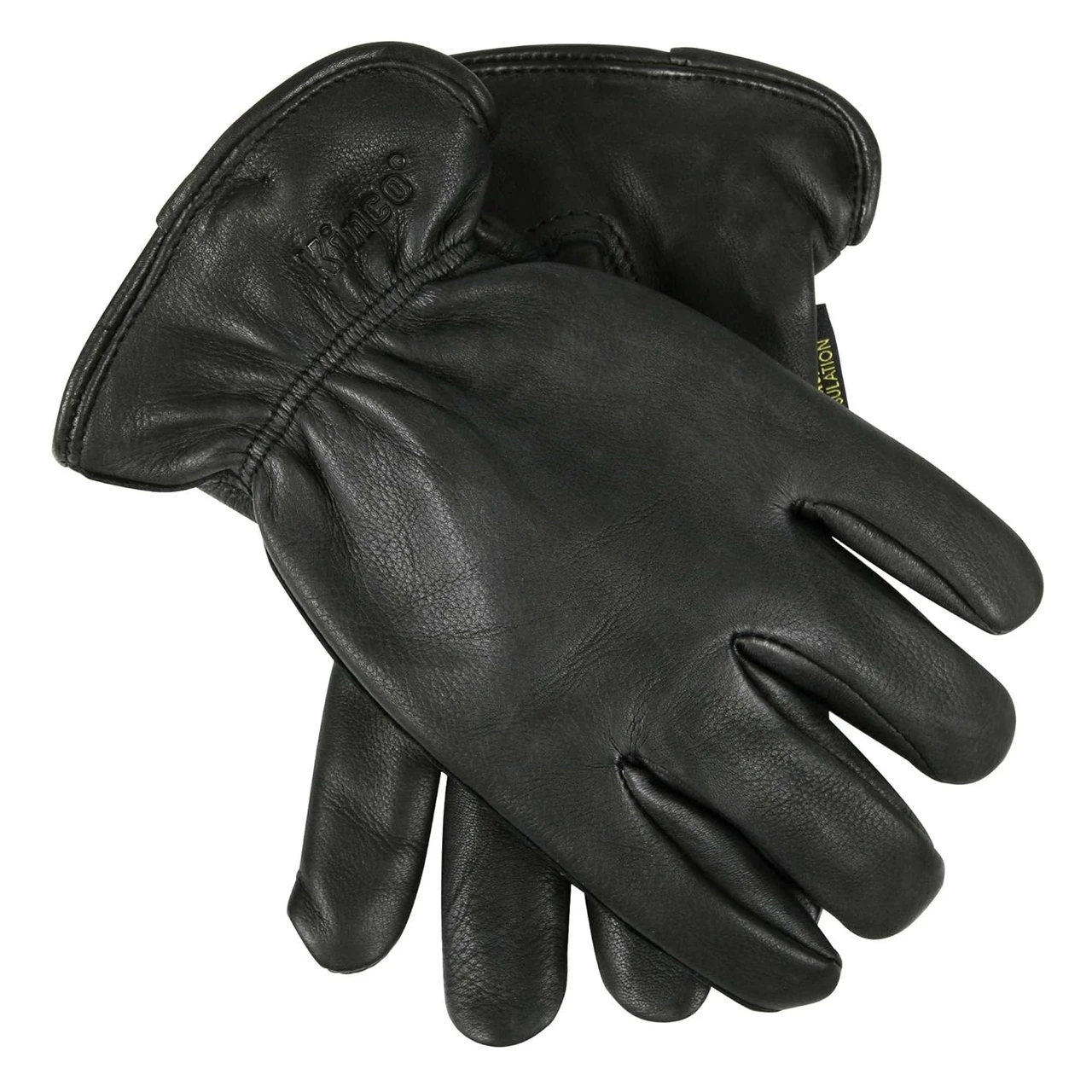 Kinco XL Lined Black Premium Grain Deerskin Driver Gloves (90HKN-XL)