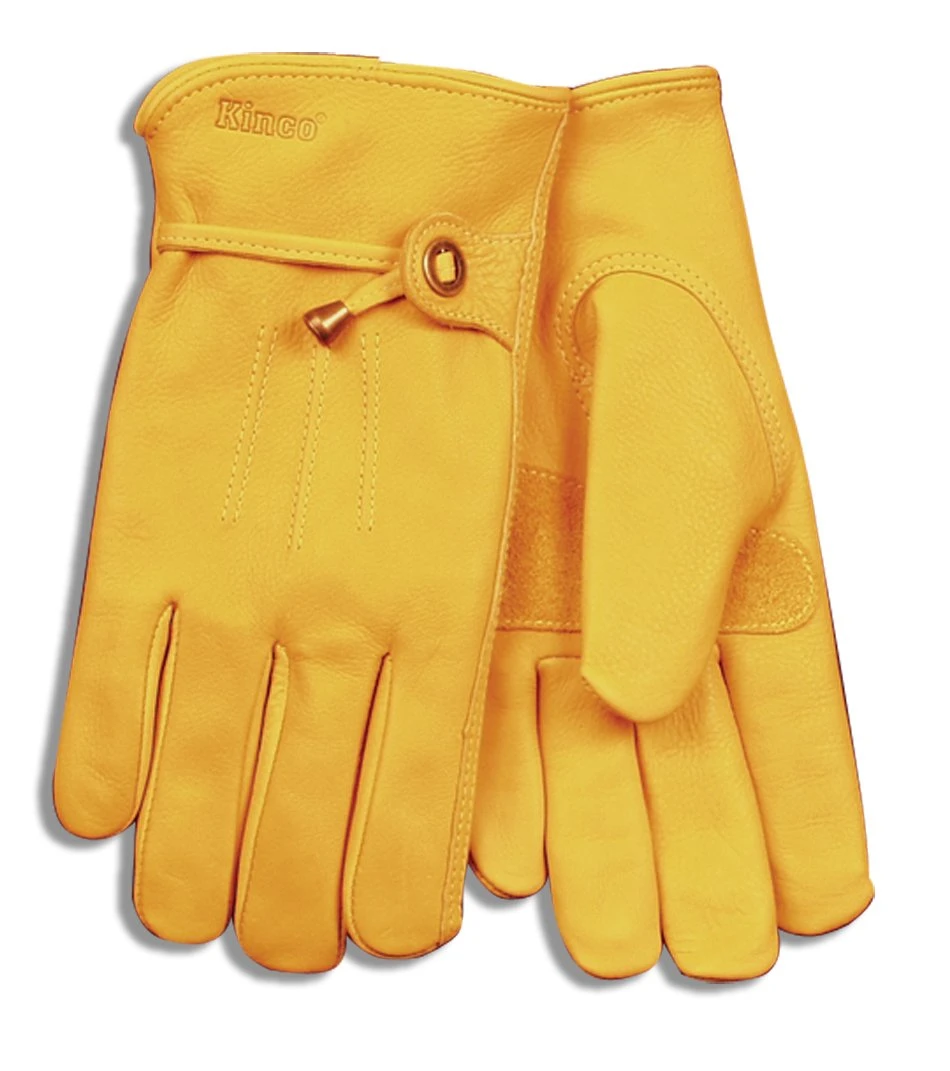 Kinco Premium XL Grain Cowhide Driver Gloves w/ Pull-Strap (199-XL)