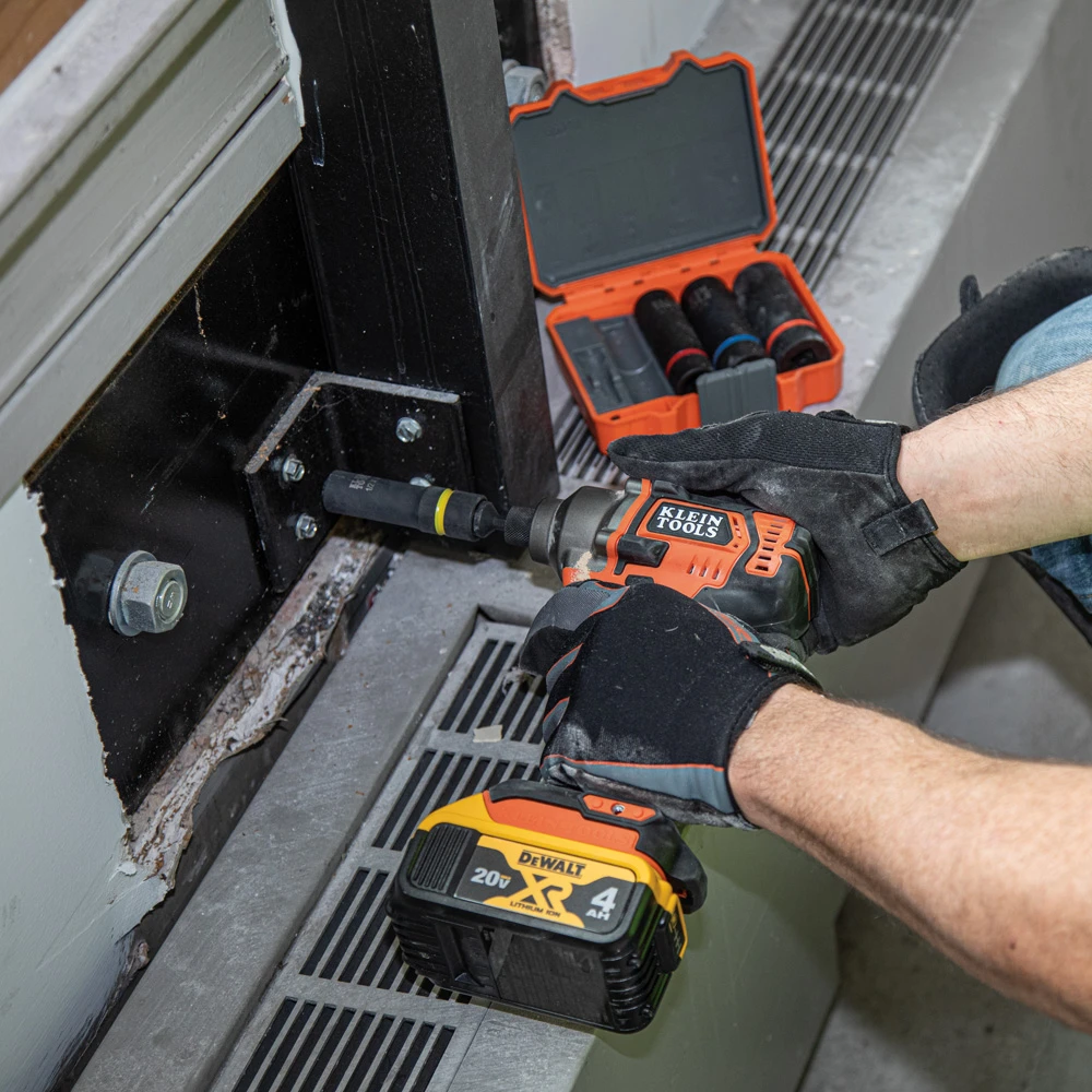 Klein 2-In-1 Impact Socket Set, 12-Point, 5-Piece (66040) — product image 3