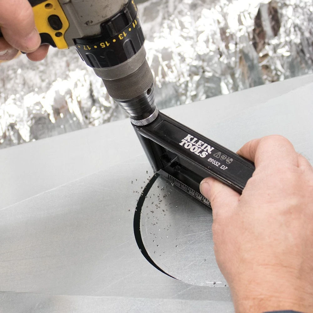 Klein 89552 Hole Cutter for Duct and Sheet Metal, 2 to 12-Inch — product image 5