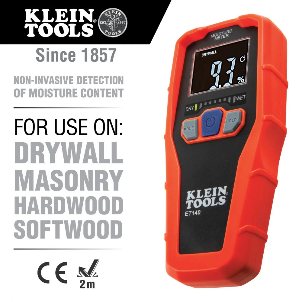 Klein ET140 Pinless Moisture Meter — product image 2