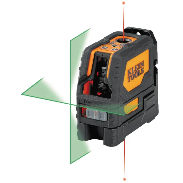 Klein Rechargeable Self-Leveling Gn Cross-Line Laser Level W/Red Plumb (93LCLGR)