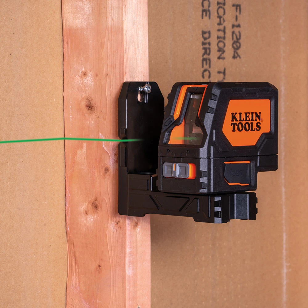Klein Rechargeable Self-Leveling Gn Cross-Line Laser Level W/Red Plumb (93LCLGR) — product image 5