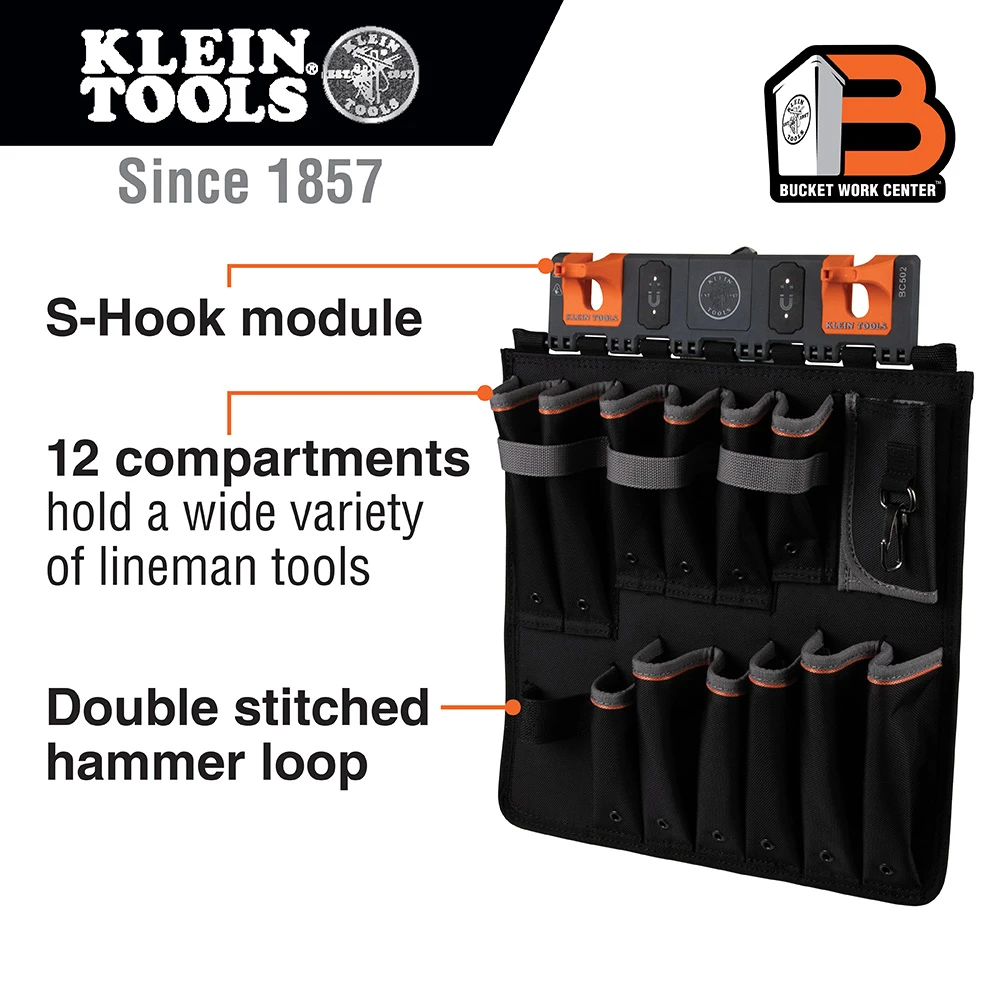 Klein Tool Apron Storage Module, S-Hook (BC502S) — product image 2