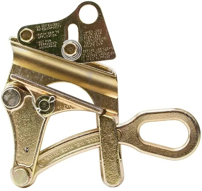 Klein Tools 1716-70 Parallel Jaw Grip, HDPE Wire to 1.362-Inch