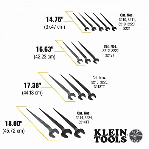 Klein Tools 3212 Spud Wrench 3/4-Inch Bolt for Heavy Nut — product image 3
