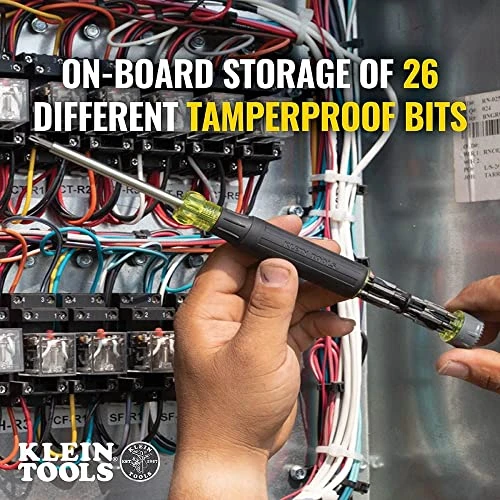 Klein Tools 32327 27-in-1 Multi-Bit Precision Screwdriver Set w/Tamperproof Bits — product image 2