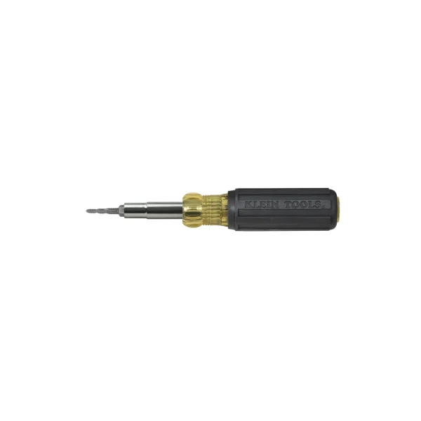 Klein Tools 32517 Multi-Bit Screwdriver / Tap Tool with 6 Common Tap Sizes