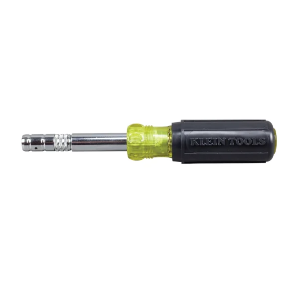 Klein HVAC multi-driver with sliding metal head and black-yellow grip
