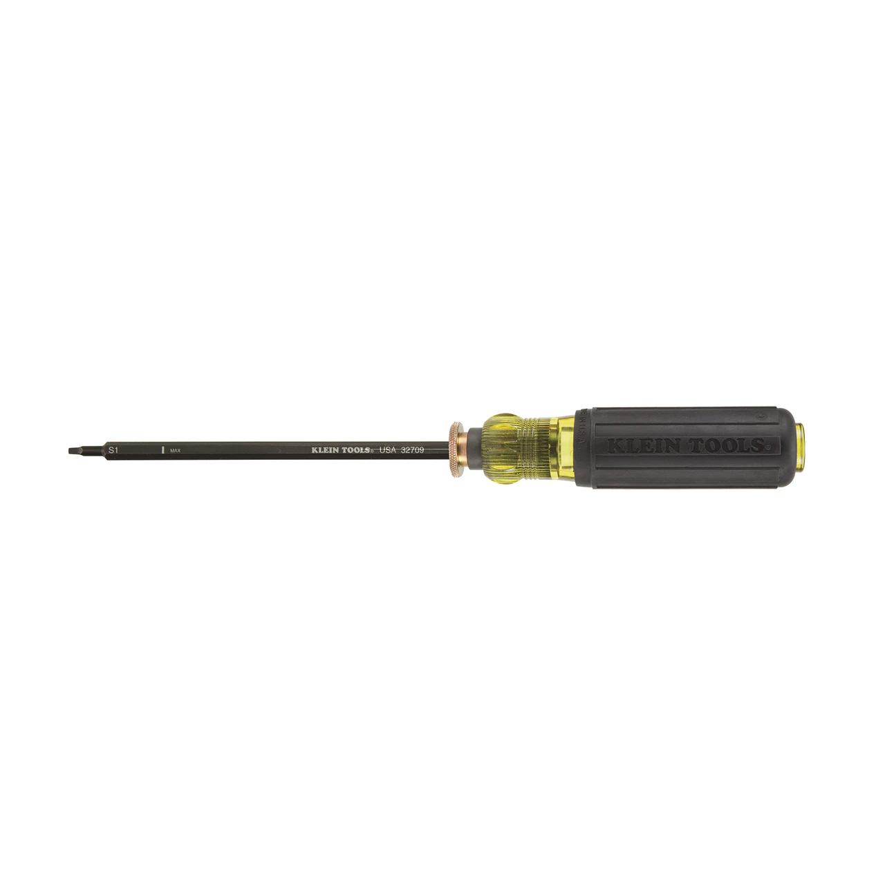 Klein Tools 32708 Adjustable Length Screwdriver with Square #1 and #2 Drivers