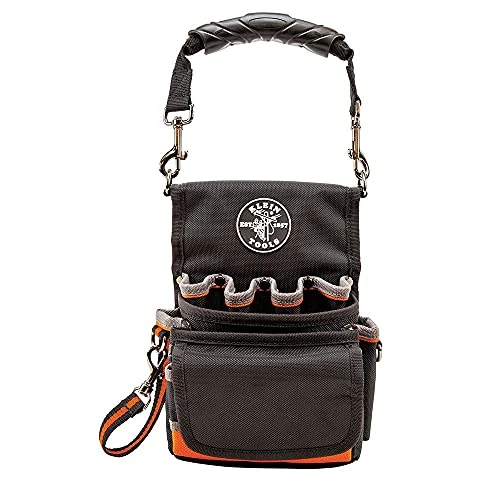 Klein Tools 5242 Tool Pouch, Tradesman Pouch Thong, Reinforced Bottom, 9 Pockets — product image 3