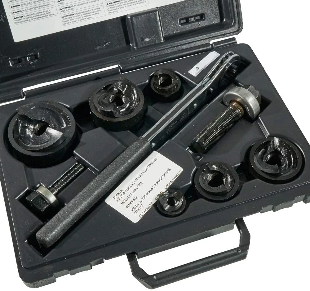 Klein Tools 53732SEN Knockout Punch Set with Wrench — product image 3