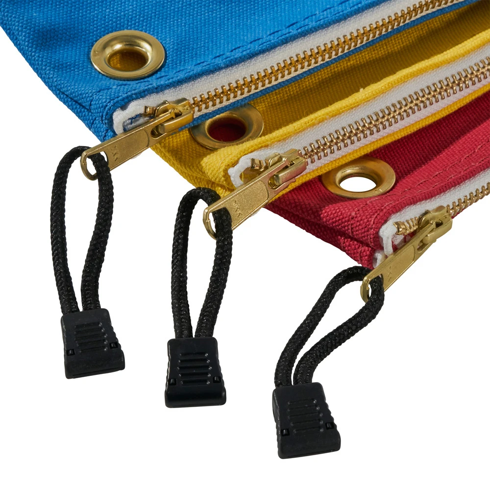 Klein Tools 5539CPAK 3.5 in. Assorted Canvas Zipper Tool Bag (3-Pack) — product image 2