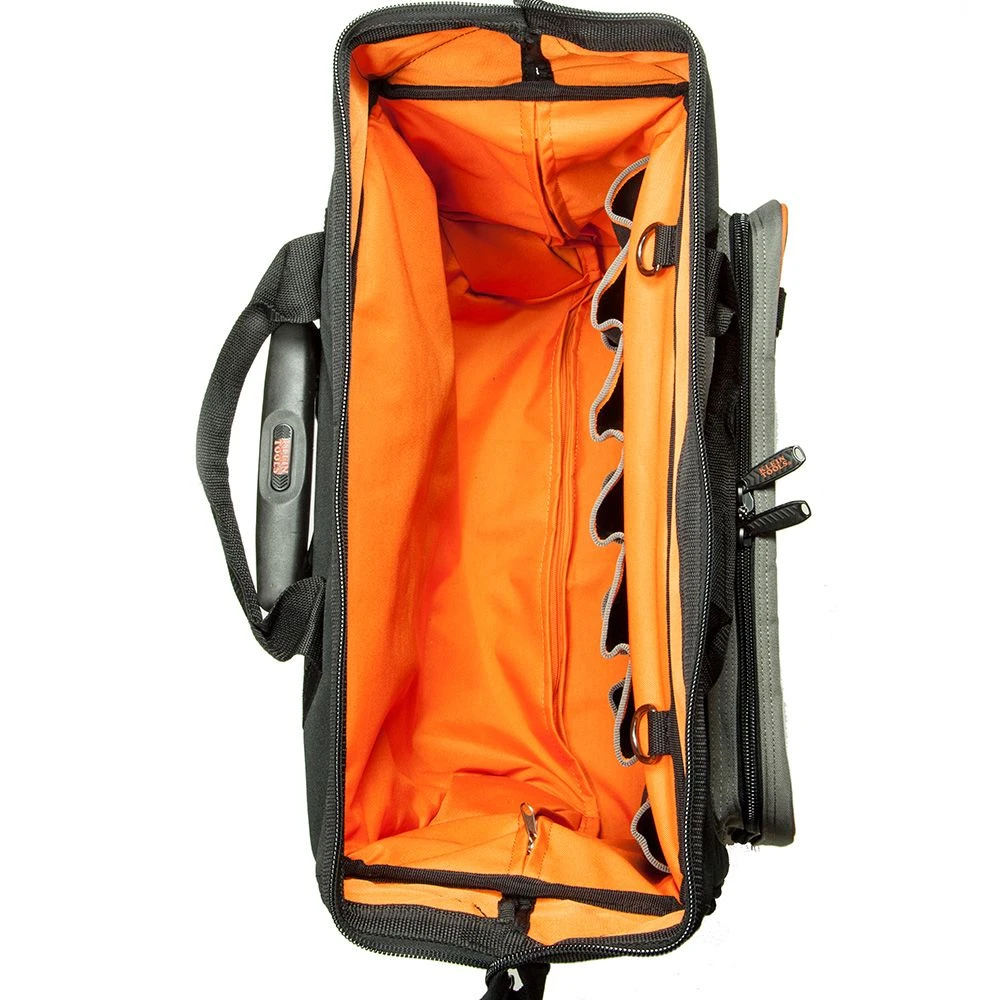 Klein Tools 55452RTB Tool Bag, Tradesman Pro Rolling Tool Bag, 24 Pockets, 19" — product image 5