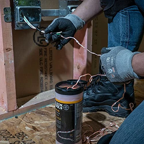 Klein Tools 56108 Poly Pull Line with Orange Tracer, 500ft — product image 3