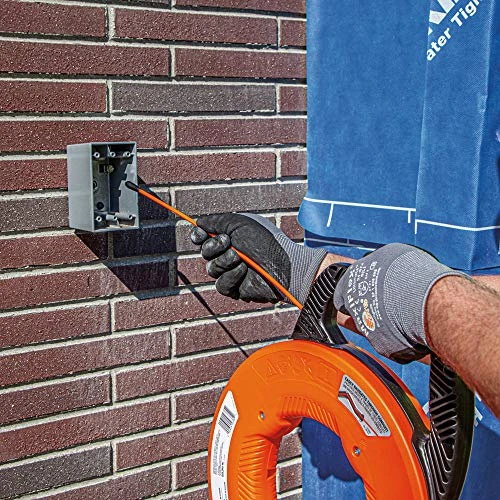 Klein Tools 56383 Fish Tape, Multi-Groove Fiberglass Wire Puller with Nylon Tip — product image 3