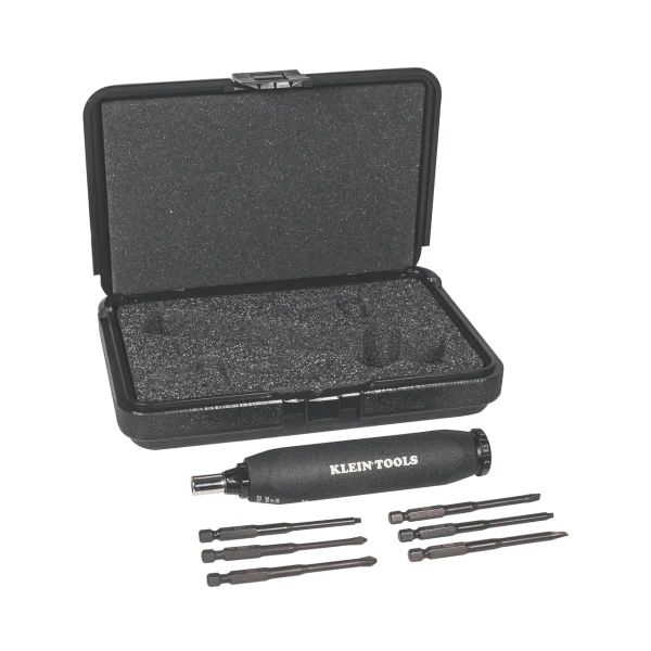 Klein Tools 57032 Power Driver 6-Piece Torque Screwdriver Set