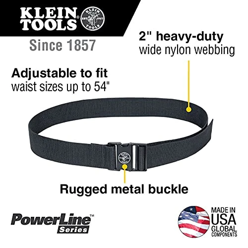 Klein Tools 5705 PowerLine Web Work Belt — product image 2