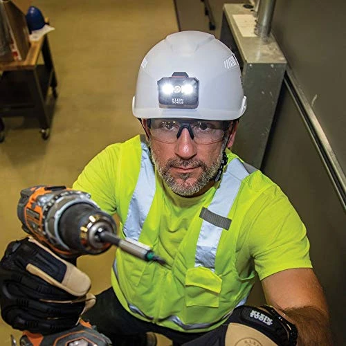 Klein Tools 60150 Safety Helmet, Vented, Rechargeable Headlamp, Tested to Tough — product image 5