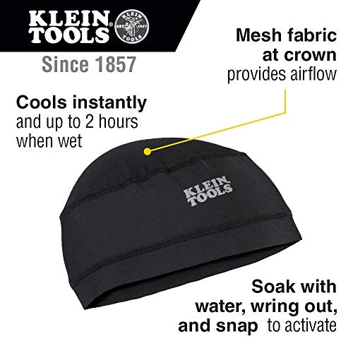 Klein Tools 60181 Cooling Helmet Liner, Under Hard Hat Cap with Mesh Fabric — product image 2