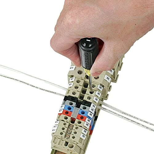 Klein Tools 612-4 Flat Head Terminal Block Screwdriver, 1/8-Inch Cabinet Tip, 4" — product image 3