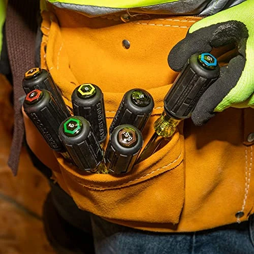 Klein Tools 65160 Tool Set, Metric Nut Driver Set 5, 5.5, 6, 7, 8, 9, and 10 mm — product image 4