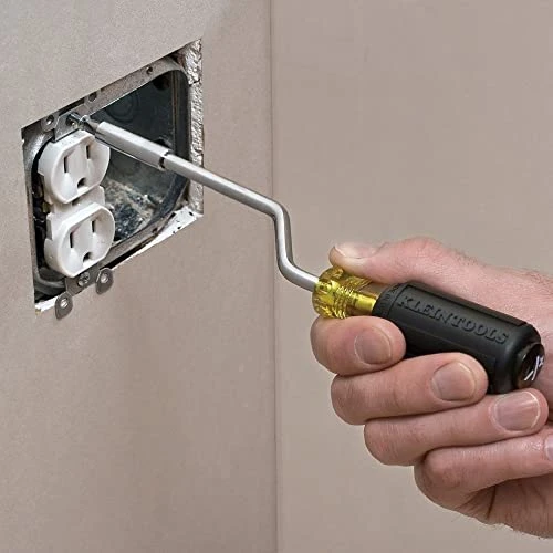 Klein Tools 67100 Multi-Screwdriver Set, 2-in-1 Interchangeable Rapi-Driv — product image 3