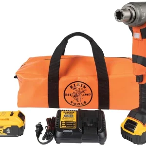 Klein Tools BAT20LW1 90-Degree Impact Wrench Kit