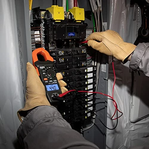 Klein Tools CL120 Digital Clamp Meter, Auto-Ranging 400 Amp AC, AC/DC Voltage — product image 5