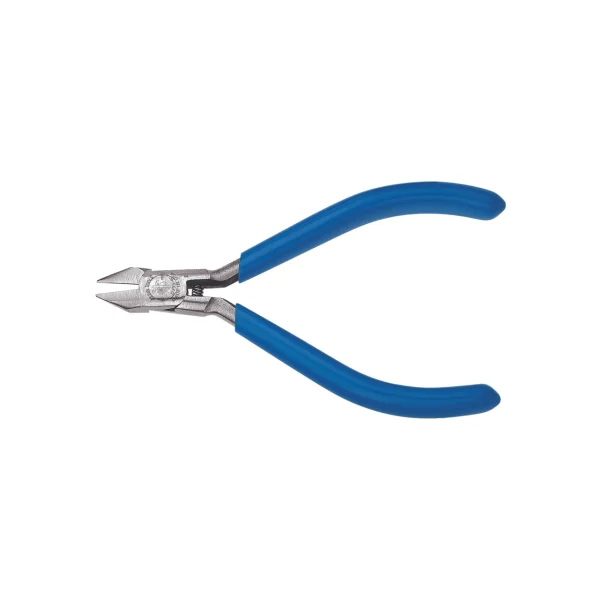 Klein Tools D295-4C Midget Diagonal Cutting Pliers, Flush, Tapered Nose, 4-Inch