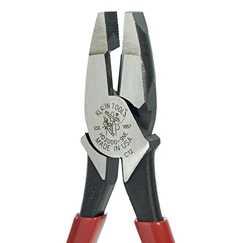 Klein Tools HD2000-9NE Side Cutter Linemans Pliers Cut ACSR, Screws, Nails — product image 4
