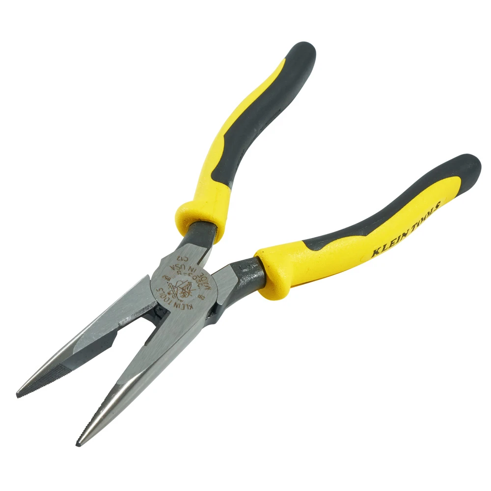 Klein Tools J203-8 Needle Nose Pliers with Cutter, Heavy Duty 8-Inch Journeyman — product image 3