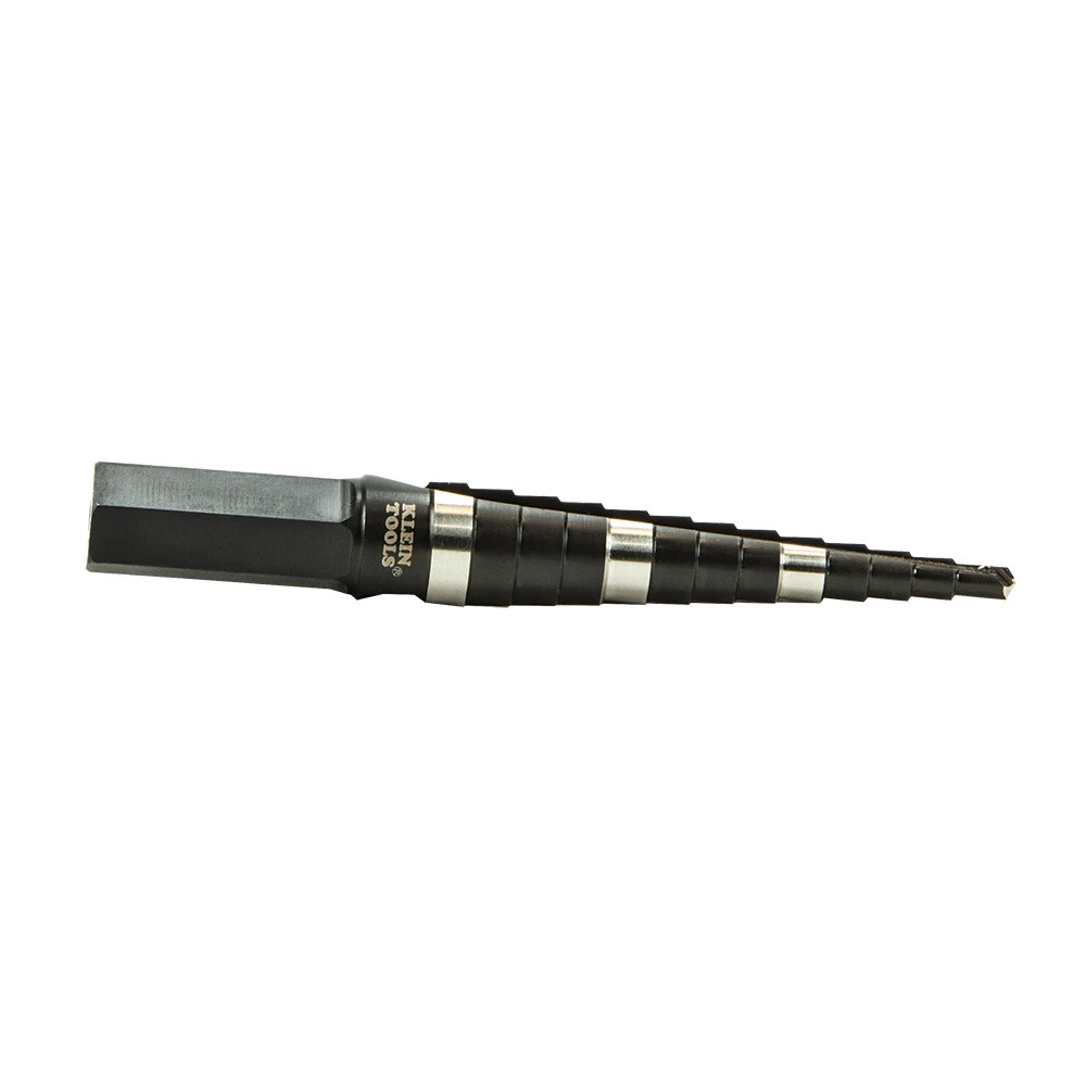 Klein Tools KTSB01 High Speed Steel Fast Starting #1 Step Drill Bit 1/8 - 1/2 in — product image 5