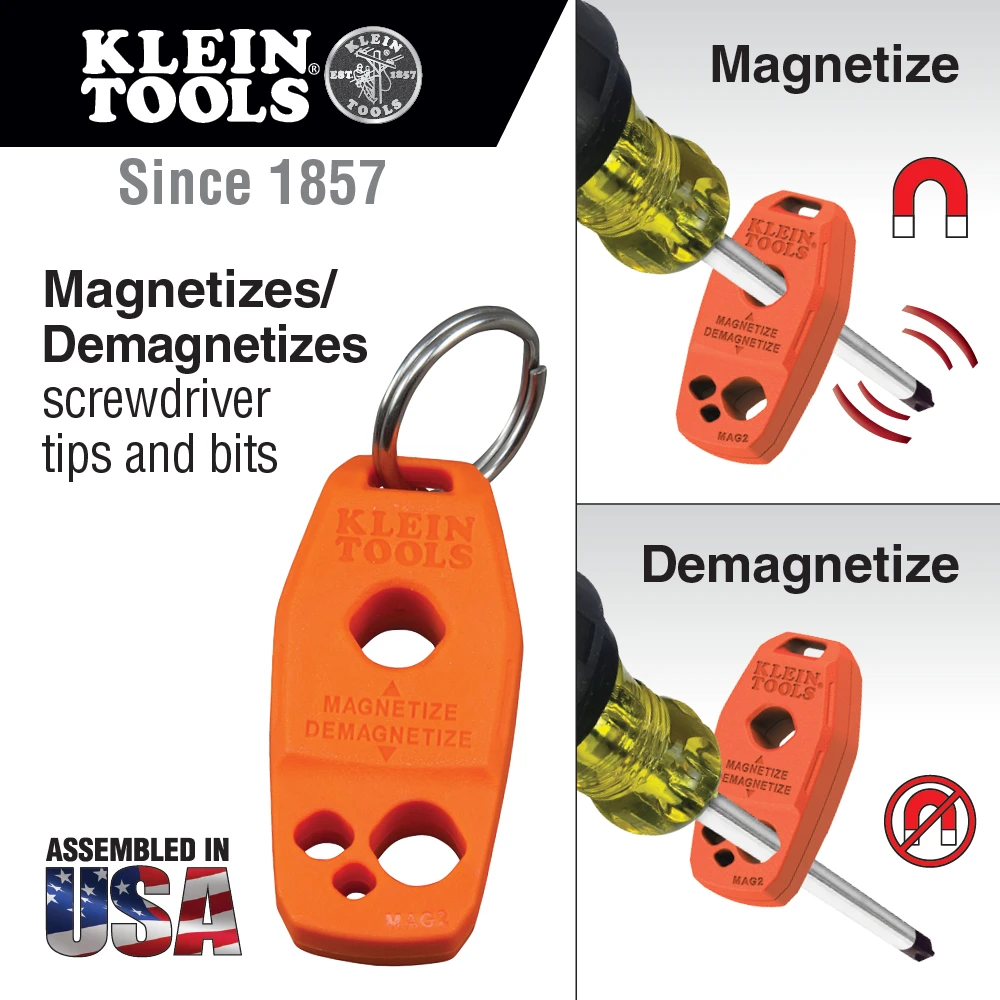Klein Tools MAG2 Magnetizer and Demagnetizer for Screwdriver Bits and Tips — product image 2