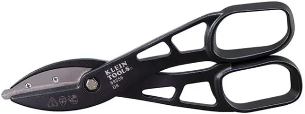 Klein Tools Metal Cutter, Tin Snips Cut Tin, Copper, Alum, Vinyl, Ss,12" (89556)