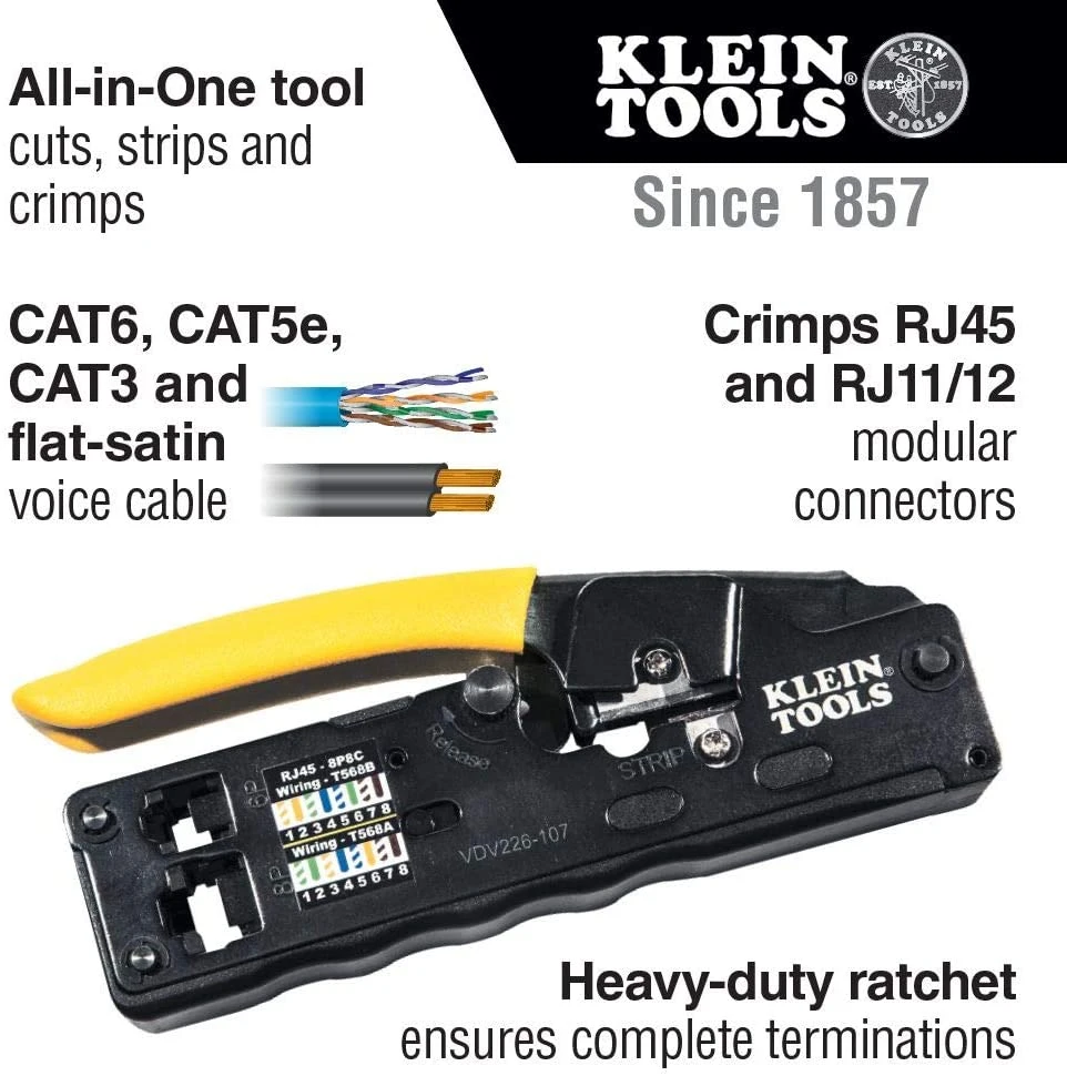 Klein Tools VDV001-833 VDV ProTech Data & Coaxial Kit — product image 3