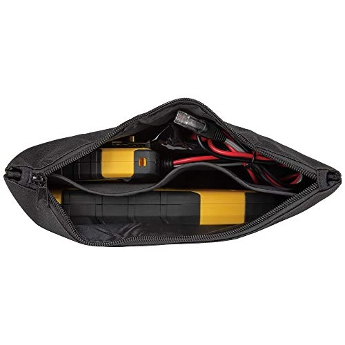 Klein Tools VDV770-500 Nylon Zipper Pouch, Divided Zip Black Bag, Various Use — product image 2