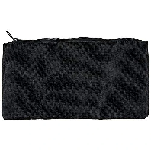Klein Tools VDV770-500 Nylon Zipper Pouch, Divided Zip Black Bag, Various Use — product image 3