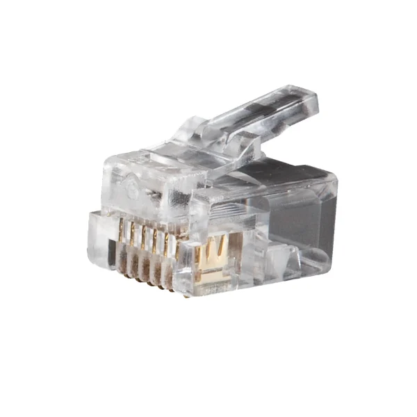 Klein Tools VDV826-600 Modular Telephone Plugs RJ11 6P6C, 25-Pack
