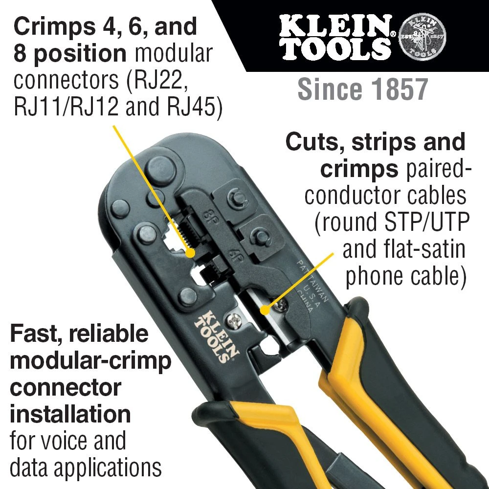 Klein VDV026212 Twisted Pair Installation Kit with Zipper Pouch — product image 2