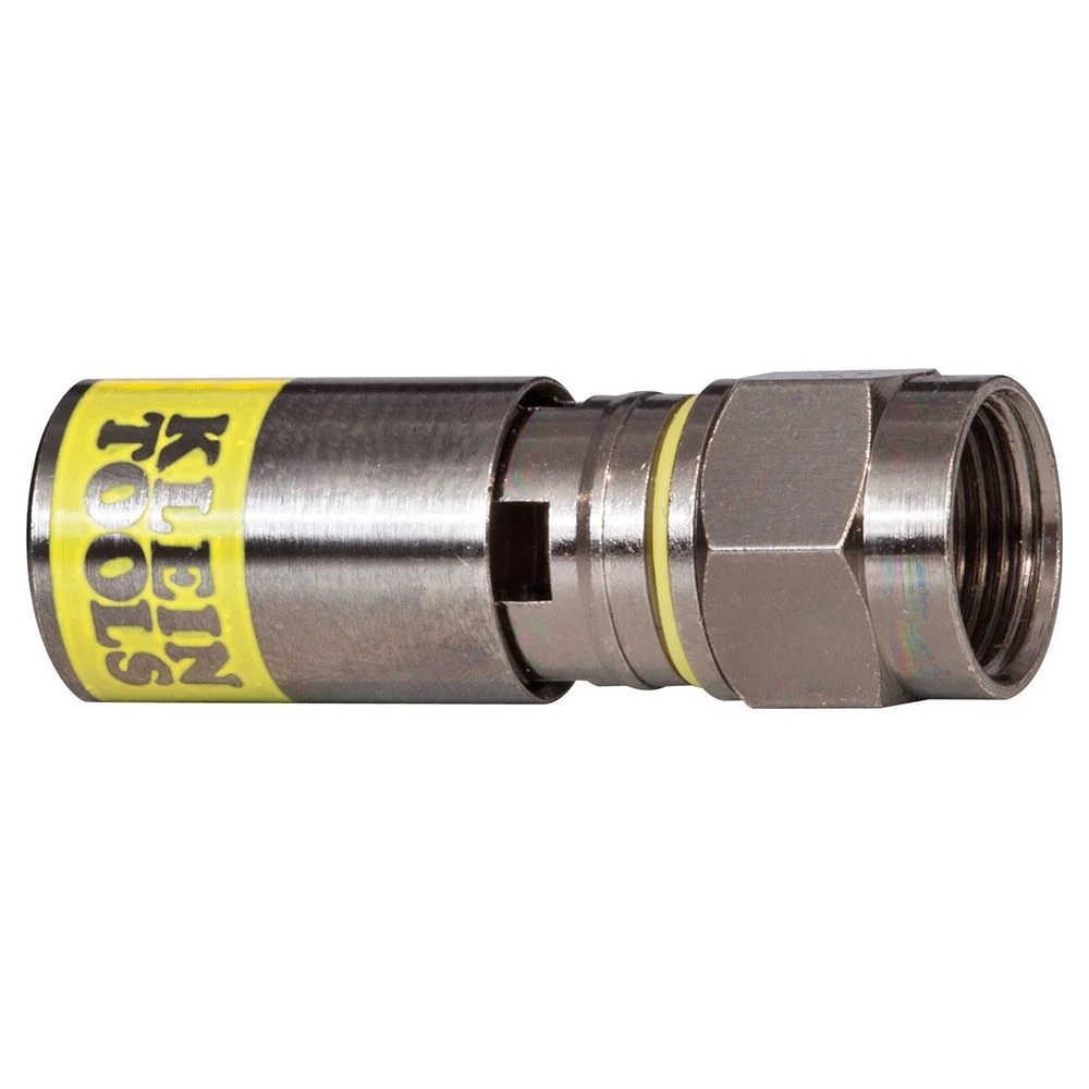 Klein VDV812612 Universal F Compression Connectors RG6/6Q 50-Pack — product image 3