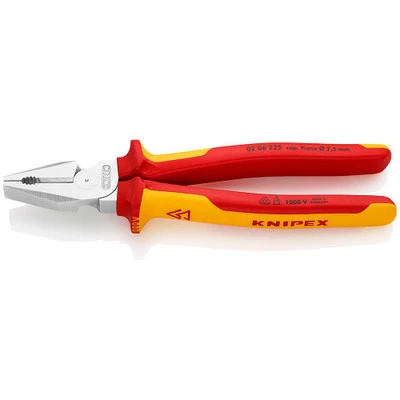 Knipex High Leverage Combination Pliers, 9 Inch, 1000V Rated (0206225)